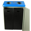 Specialty Product hardware ltd. Frost 315 Recycling Station - Blue/Grey