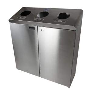 Specialty Product hardware ltd. Frost 316-S – Floor Standing Recycling Station - Stainless Steel