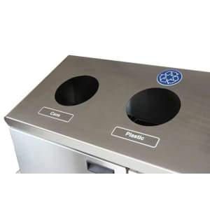 Specialty Product hardware ltd. Frost 316-S – Floor Standing Recycling Station - Stainless Steel
