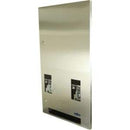 Frost 615-5- Recessed Double Napkin/Tampon Vendor - Specialty Product Hardware Ltd.
